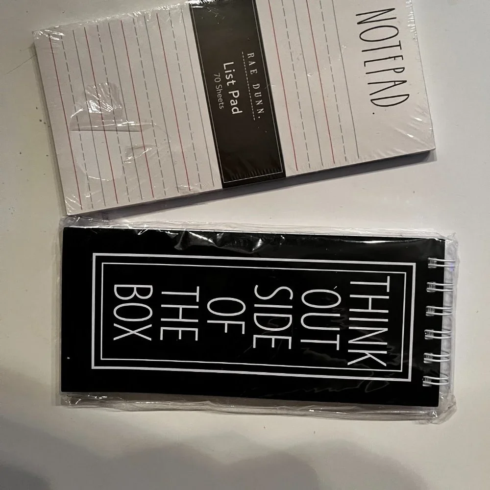 To Do‎ Lists / Note pads / Notebooks  (Rae Dunn and Other) (new)
